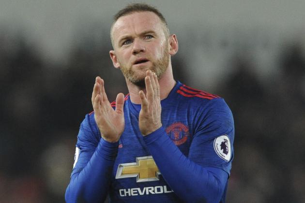 FILE - In this Jan. 21, 2017 file photo, Manchester United's Wayne Rooney waves to fans after the English Premier League soccer match between Stoke City and Manchester United at the Britannia Stadium, Stoke on Trent, England. There was wide speculation that Rooney was being enticed with big-money offers from China but ended up staying at Old Trafford. (AP Photo/Rui Vieira, File)