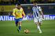 Las Palmas' midfielder Vicente Gomez (L) vies Real Sociedad's defender Yuri Berchiche (R) during the Spanish league football match UD Las Palmas vs Real Sociedad at the Gran Canaria stadium in Las Palmas de Gran Canaria on February 24, 2017. / AFP / DESIREE MARTIN (Photo credit should read DESIREE MARTIN/AFP/Getty Images)
