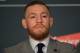 NEW YORK, NY - NOVEMBER 12: UFC featherweight and lightweight champion Conor McGregor of Ireland speaks to the media during the UFC 205 post fight press conference at Madison Square Garden on November 12, 2016 in New York City. (Photo by Brandon Magnus/Zuffa LLC/Zuffa LLC via Getty Images)