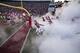 FAYETTEVILLE, AR - SEPTEMBER 17: Arkansas Razorbacks run onto the field before a game against the Texas State Bobcats at Razorback Stadium on September 17, 2016 in Fayetteville, Arkansas. The Razorbacks defeated the Bobcats 42-3. (Photo by Wesley Hitt/Getty Images) *** Local Caption ***