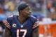 CHICAGO, IL - DECEMBER 24: Alshon Jeffery #17 of the Chicago Bears looks on during the game against the Washington Redskins at Soldier Field on December 24, 2016 in Chicago, Illinois. Washington defeated Chicago 41-21. (Photo by Joe Robbins/Getty Images)