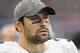 ARLINGTON, TX - OCTOBER 09: Mark Sanchez #3 of the Dallas Cowboys on the sidelines before the start of a game against the Cincinnati Bengals at AT&T Stadium on October 9, 2016 in Arlington, Texas. The Cowboys defeated the Bengals 28-14. (Photo by Wesley Hitt/Getty Images)