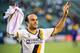 CARSON, CA - SEPTEMBER 11: Landon Donovan #26 of Los Angeles Galaxy following the Los Angeles Galaxy's MLS match against Orlando City SC at the StubHub Center on September 11, 2016 in Carson, California. The Los Angeles Galaxy won the match 4-2. (Photo by Shaun Clark/Getty Images)