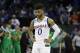 KANSAS CITY, MO - MARCH 25: Frank Mason III #0 of the Kansas Jayhawks reacts in the second half against the Oregon Ducks during the 2017 NCAA Men's Basketball Tournament Midwest Regional at Sprint Center on March 25, 2017 in Kansas City, Missouri. (Photo by Ronald Martinez/Getty Images)