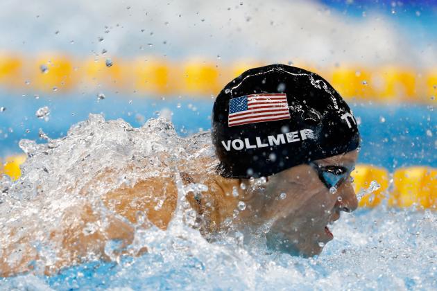RIO DE JANEIRO, BRAZIL - AUGUST 13:  Dana Vollmer of the United States competes in the Women's 4 x 100m Medley Relay Final on Day 8 of the Rio 2016 Olympic Games at the Olympic Aquatics Stadium on August 13, 2016 in Rio de Janeiro, Brazil.  (Photo by Clive Rose/Getty Images)