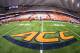 SYRACUSE, NY - SEPTEMBER 09: ACC logo after the game between the Syracuse Orange and the Louisville Cardinals on September 9, 2016 at The Carrier Dome in Syracuse, New York. Louisville defeats Syracuse 62-28. (Photo by Brett Carlsen/Getty Images)