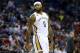 NEW ORLEANS, LA - MARCH 29: DeMarcus Cousins #0 of the New Orleans Pelicans reacts during the first half of a game against the Dallas Mavericks at the Smoothie King Center on March 29, 2017 in New Orleans, Louisiana. NOTE TO USER: User expressly acknowledges and agrees that, by downloading and or using this photograph, User is consenting to the terms and conditions of the Getty Images License Agreement. (Photo by Jonathan Bachman/Getty Images)