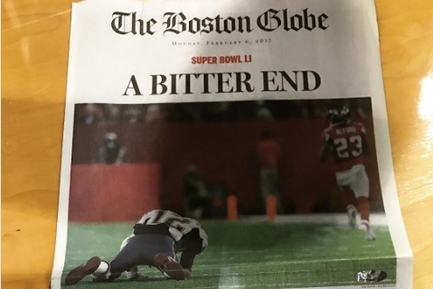 tom brady boston globe