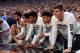 GLENDALE, AZ - APRIL 01: The Gonzaga Bulldogs bench looks on against the South Carolina Gamecocks during the 2017 NCAA Men's Final Four Semifinal at University of Phoenix Stadium on April 1, 2017 in Glendale, Arizona. (Photo by Ronald Martinez/Getty Images)