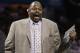FILE - In this April 13, 2015, file photo, Charlotte Hornets assistant coach Patrick Ewing argues a call during the second half of an NBA basketball game against the Houston Rockets in Charlotte, N.C. Summer league is a chance for players to get noticed and maybe have a shot at making it in the NBA. Same goes for coaches. That's why NBA assistants like Juwan Howard and Patrick Ewing embraced the chance to run rosters this summer. (AP Photo/Chuck Burton, File)