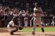 PHOENIX, AZ - APRIL 02: Madison Bumgarner #40 of the San Francisco Giants crosses the plate after hitting a solo home run against the Arizona Diamondbacks during the fifth inning of the MLB opening day game at Chase Field on April 2, 2017 in Phoenix, Arizona. (Photo by Christian Petersen/Getty Images)