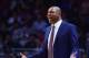 LOS ANGELES, CA - MARCH 29: Doc Rivers of the LA Clippers reacts to a call during a 133-124 Clipper win over the Washington Wizards at Staples Center on March 29, 2017 in Los Angeles, California. NOTE TO USER: User expressly acknowledges and agrees that, by downloading and or using this photograph, User is consenting to the terms and conditions of the Getty Images License Agreement. (Photo by Harry How/Getty Images)