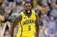 INDIANAPOLIS, IN - APRIL 04: Lance Stephenson #6 of the Indiana Pacers celebrates during the 108-90 win over the Toronto Raptors at Bankers Life Fieldhouse on April 4, 2017 in Indianapolis, Indiana. NOTE TO USER: User expressly acknowledges and agrees that, by downloading and or using this photograph, User is consenting to the terms and conditions of the Getty Images License Agreement (Photo by Andy Lyons/Getty Images)