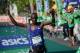 Mark Korir of Kenya gestures after winning the 39th Paris Marathon in Paris on April 12, 2015. Mark Korir, 30, of Kenya won his first International marathon, finishing the 39th Paris Marathon with a time of 2 hours, 05 minutes and 48 seconds. AFP PHOTO / STEPHANE DE SAKUTIN (Photo credit should read STEPHANE DE SAKUTIN/AFP/Getty Images)