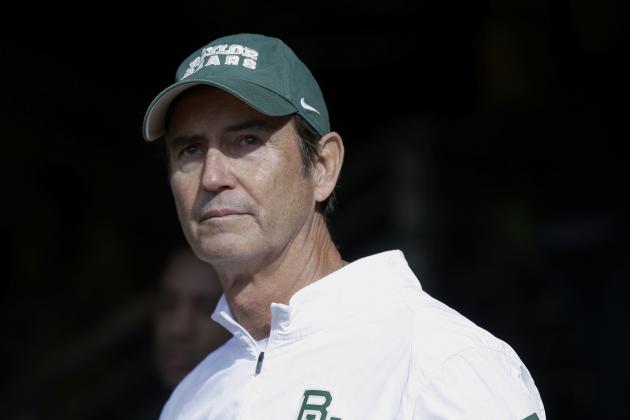 FILE - In this Dec. 5, 2015, file photo, Baylor coach Art Briles stands in the tunnel before the team's NCAA college football game against Texas in Waco, Texas. Former Baylor coach Briles conceded months ago that the sexual assault scandal that led to his firing likely ended his career. That's not the case for some of his former assistants, including his son Kendal Briles. (AP Photo/LM Otero, File)