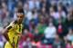 Dortmund's Gabonese striker Pierre-Emerick Aubameyang reacts during the German first division Bundesliga football match FC Bayern Munich v BVB Borussia Dortmund in Munich, southern Germany, on April 8, 2017. / AFP PHOTO / Christof STACHE / RESTRICTIONS: DURING MATCH TIME: DFL RULES TO LIMIT THE ONLINE USAGE TO 15 PICTURES PER MATCH AND FORBID IMAGE SEQUENCES TO SIMULATE VIDEO. == RESTRICTED TO EDITORIAL USE == FOR FURTHER QUERIES PLEASE CONTACT DFL DIRECTLY AT + 49 69 650050
(Photo credit should read CHRISTOF STACHE/AFP/Getty Images)