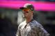 SAN DIEGO, CA - APRIL 9: Wil Myers #4 of the San Diego Padres plays during a baseball game against the San Francisco Giants at PETCO Park on April 9, 2017 in San Diego, California. (Photo by Denis Poroy/Getty Images)