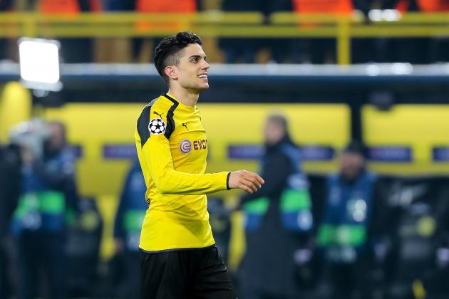 DORTMUND, GERMANY - MARCH 08: Marc Bartra of Borussia Dortmund looks on during the UEFA Champions League Round of 16: Second Leg match between Borussia Dortmund and SL Benfica at Signal Iduna Park on March 08, 2017 in Dortmund, Germany. (Photo by TF-Images/Getty Images)