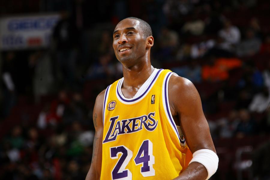 Los Angeles Lakers: Kobe Bryant 2002/03 Reebok NFL Style Jersey