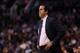 PHOENIX, AZ - JANUARY 03: Head coach Erik Spoelstra of the Miami Heat follows the play during the first half of the NBA game against the Phoenix Suns at Talking Stick Resort Arena on January 3, 2017 in Phoenix, Arizona. NOTE TO USER: User expressly acknowledges and agrees that, by downloading and or using this photograph, User is consenting to the terms and conditions of the Getty Images License Agreement. (Photo by Christian Petersen/Getty Images)
