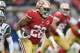 SANTA CLARA, CA - DECEMBER 11: Carlos Hyde #28 of the San Francisco 49ers carries the ball against the New York Jets during the fourth quarter of their NFL football game at Levi's Stadium on December 11, 2016 in Santa Clara, California. (Photo by Thearon W. Henderson/Getty Images)