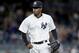 NEW YORK, NY - APRIL 13: Luis Severino #40 of the New York Yankees celebrates after the last out in the sixth inning against the Tampa Bay Rays on April 13, 2017 at Yankee Stadium in the Bronx borough of New York City. (Photo by Elsa/Getty Images)