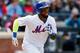 NEW YORK, NY - APRIL 03: (NEW YORK DAILIES OUT) Jose Reyes #7 of the New York Mets in action against the Atlanta Braves during Opening Day at Citi Field on April 3, 2017 in the Flushing neighborhood of the Queens borough of New York City. The Mets defeated the Braves 6-0. (Photo by Jim McIsaac/Getty Images)