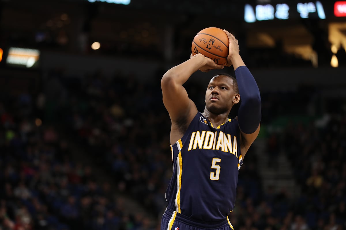 Lavoy Allen Writes 'Go Pacers!' on the Cavaliers' Home Court | News