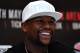 LONDON, ENGLAND - MARCH 07: Floyd Mayweather JR speaks during a Frank Warren and Floyd Mayweather JR Press Conference at The Savoy Hotel on March 7, 2017 in London, England. (Photo by Dan Mullan/Getty Images)