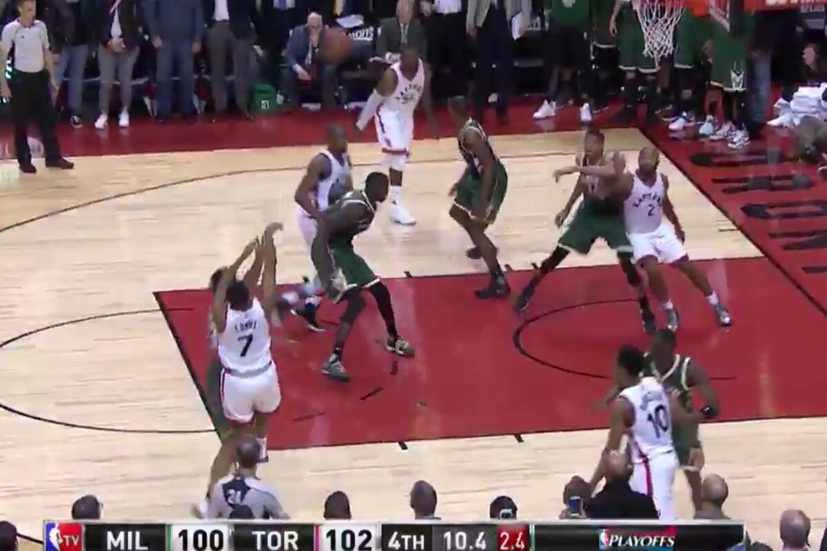 Raptors PG Kyle Lowry Seals Game 2 Win with Jumper over Bucks' Malcolm ...