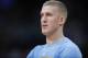 Denver Nuggets center Mason Plumlee (24) in the second half of an NBA basketball game Friday, April 7, 2017, in Denver. The Nuggets won 122-106. (AP Photo/David Zalubowski)