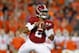 TAMPA, FL - JANUARY 09: Quarterback Jalen Hurts #2 of the Alabama Crimson Tide looks to pass the ball during the second half against the Clemson Tigers in the 2017 College Football Playoff National Championship Game at Raymond James Stadium on January 9, 2017 in Tampa, Florida. (Photo by Streeter Lecka/Getty Images)