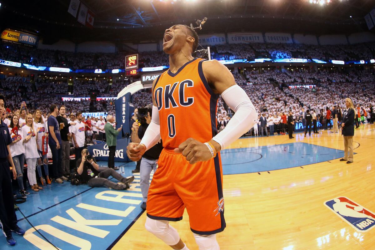Russell Westbrook 2nd Player to Record 3 Straight Playoff