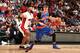 MIAMI, FL - MARCH 31: Kristaps Porzingis #6 of the New York Knicks handles the ball during the game against the Miami Heat on March 31, 2017 at AmericanAirlines Arena in Miami, Florida. NOTE TO USER: User expressly acknowledges and agrees that, by downloading and or using this Photograph, user is consenting to the terms and conditions of the Getty Images License Agreement. Mandatory Copyright Notice: Copyright 2017 NBAE (Photo by Issac Baldizon/NBAE via Getty Images)