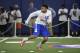 Defensive back Teez Tabor (31) runs through a drill during Florida's NFL Pro Day in Gainesville, Fla., Tuesday, March 28, 2017. (AP Photo/Phelan M. Ebenhack)