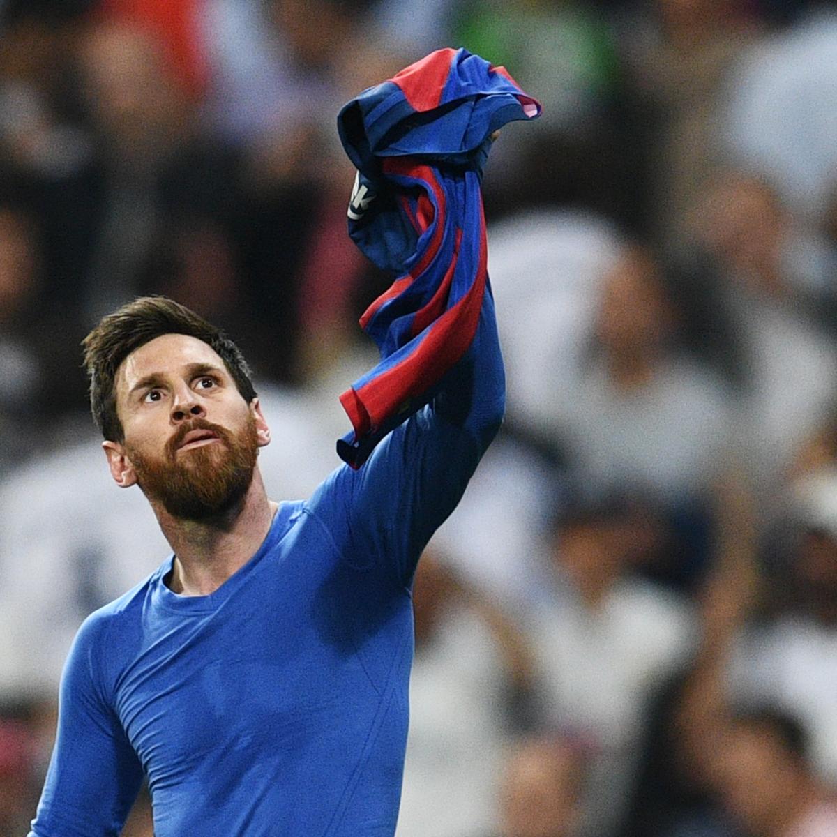 The Story Behind Lionel Messi's 5 Most Iconic Barcelona Celebrations | Bleacher Report ...