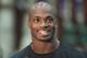 Minnesota Vikings running back Adrian Peterson talks with reporters after NFL football practice in Eden Prairie, Minn., Wednesday, May 25, 2016. (AP Photo/Craig Lassig)