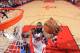 HOUSTON, TX - APRIL 25: James Harden #13 of the Houston Rockets goes to the basket against the Oklahoma City Thunder in Game Five of the Western Conference Quarterfinals of the 2017 NBA Playoffs on April 25, 2017 at the Toyota Center in Houston, Texas. NOTE TO USER: User expressly acknowledges and agrees that, by downloading and or using this photograph, User is consenting to the terms and conditions of the Getty Images License Agreement. Mandatory Copyright Notice: Copyright 2017 NBAE (Photo by Bill Baptist/NBAE via Getty Images)
