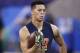 INDIANAPOLIS, IN - MARCH 04: Wide receiver Jalen Robinette of Air Force in action during day four of the NFL Combine at Lucas Oil Stadium on March 4, 2017 in Indianapolis, Indiana. (Photo by Joe Robbins/Getty Images)