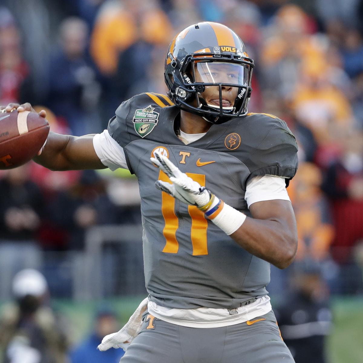 Joshua Dobbs NFL Draft 2017 Scouting Report for Pittsburgh Steelers
