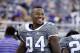 TCU Horned Frogs defensive end Josh Carraway (94) smiles as he stands on the sideline during an NCAA college football game against Stephen F. Austin Saturday, Sept. 12, 2015, in Fort Worth, Texas. (AP Photo/Tony Gutierrez)
