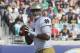 JACKSONVILLE, FL - NOVEMBER 05: DeShone Kizer #14 of the Notre Dame Fighting Irish attempts a pass during the game against the Navy Midshipmen at EverBank Field on November 5, 2016 in Jacksonville, Florida. (Photo by Sam Greenwood/Getty Images)