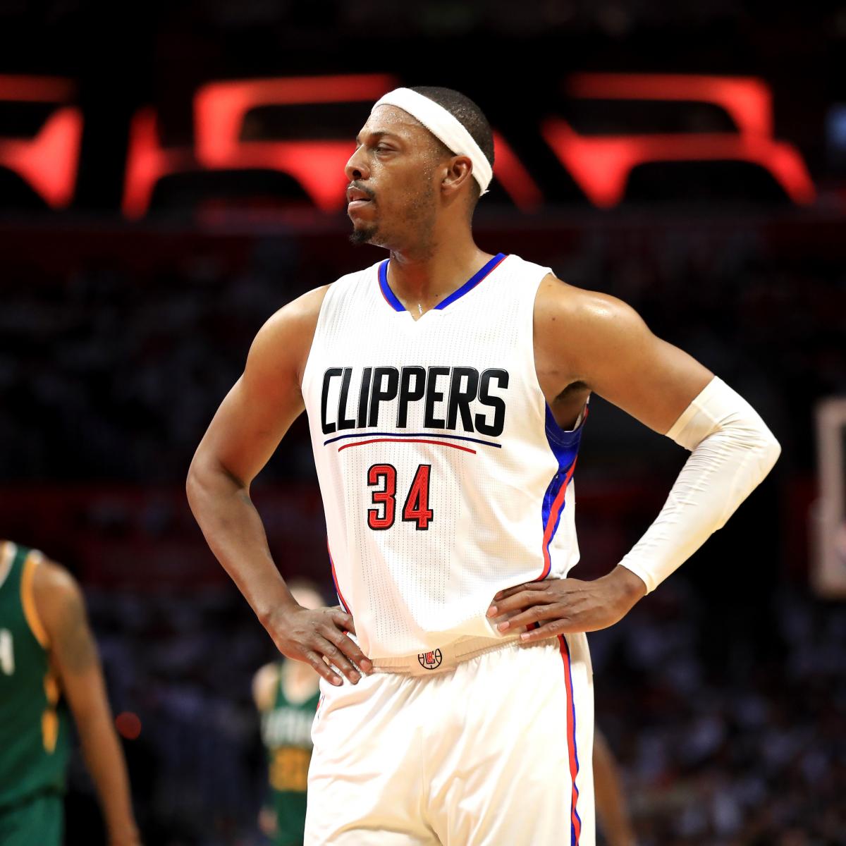 lebron james ruins paul pierce jersey retirement by blowing out