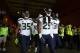 Seattle Seahawks cornerback Richard Sherman (25) walks onto the field with safety Kam Chancellor (31) and defensive back DeShawn Shead (35) prior to an NFL football game against the Los Angeles Rams at the Los Angeles Memorial Coliseum, Sunday, Sept. 18, 2016, in Los Angeles. (AP Photo/Kelvin Kuo)