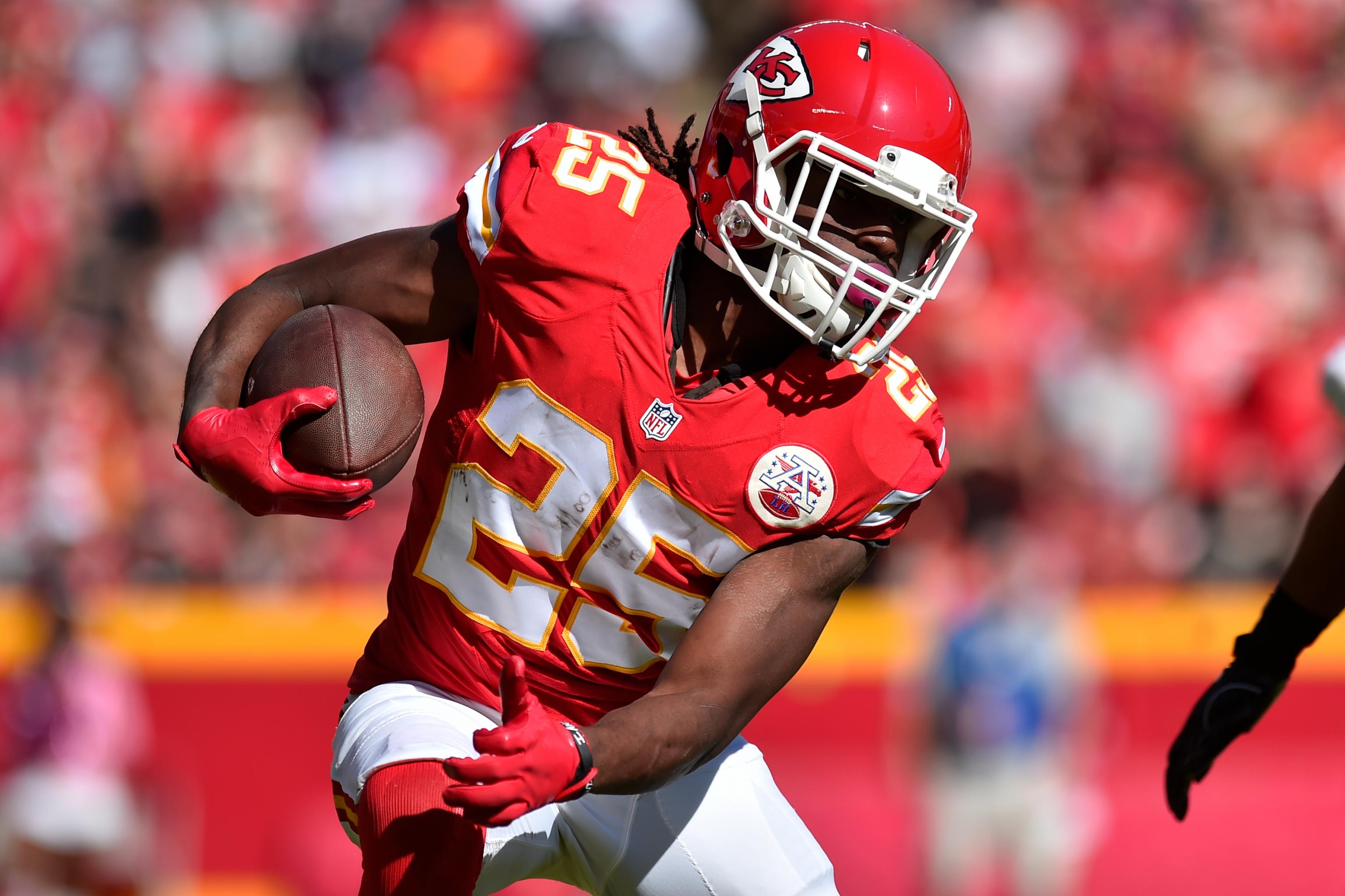 25 October 2009: Kansas City Chiefs running back Jamaal Charles