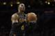 Atlanta Hawks' Dwight Howard in action during an NBA basketball game against the Philadelphia 76ers, Wednesday, March 29, 2017, in Philadelphia. (AP Photo/Matt Slocum)