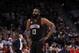 SAN ANTONIO, TX - MAY 01: James Harden #13 of the Houston Rockets in the second quarter of play against the San Antonio Spurs during Game One of the NBA Western Conference Semi-Finals at AT&T Center on May 1, 2017 in San Antonio, Texas. NOTE TO USER: User expressly acknowledges and agrees that, by downloading and or using this photograph, User is consenting to the terms and conditions of the Getty Images License Agreement. (Photo by Ronald Martinez/Getty Images)