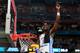 GLENDALE, AZ - APRIL 03: Theo Pinson #1 of the North Carolina Tar Heels cuts down the net after defeating the Gonzaga Bulldogs during the 2017 NCAA Men's Final Four National Championship game at University of Phoenix Stadium on April 3, 2017 in Glendale, Arizona. The Tar Heels defeated the Bulldogs 71-65. (Photo by Tom Pennington/Getty Images)