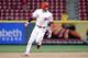 CINCINNATI, OH - MAY 01: Billy Hamilton #6 of the Cincinnati Reds celebrates after hitting a game winning double the 10th inning against the Pittsburgh Pirates at Great American Ball Park on May 1, 2017 in Cincinnati, Ohio. (Photo by Andy Lyons/Getty Images)