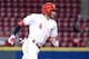 CINCINNATI, OH - MAY 01: Billy Hamilton #6 of the Cincinnati Reds celebrates after hitting a game winning double the 10th inning against the Pittsburgh Pirates at Great American Ball Park on May 1, 2017 in Cincinnati, Ohio. (Photo by Andy Lyons/Getty Images)